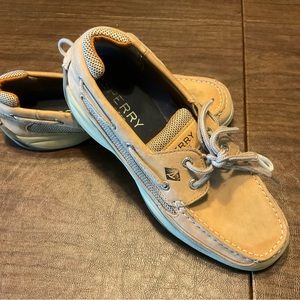 Sperry Mens Top Sider 61510 Boat Shoes Lace up Size 8M. EUC